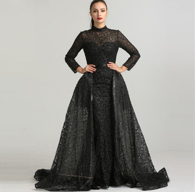 XSCAPE Off-The-Shoulder Shimmer Wrap Style Gown Blue Black Formal Dress Xs  2P | eBay